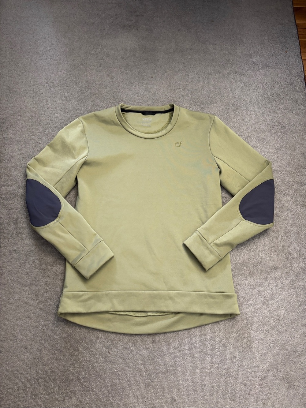 Velocio RECON Merino Crew Long Sleeve Cycling Sweatshirt Green Men’s